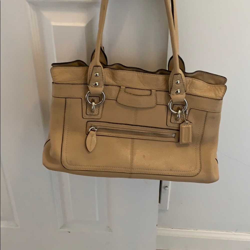 Coach leather bag
